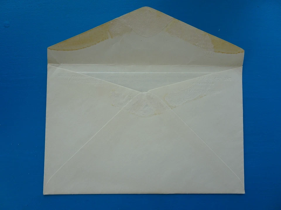 Farley FDC 800 Mt McKinley Alaska 1937 SIGNED Official Postmaster Stationery - Image 3 of 4