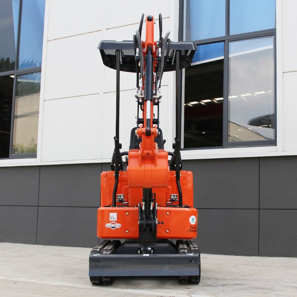 1 TON Mini Excavator 13.5 HP B&S Engine Tracked Digger Hydraulic joystick2025new