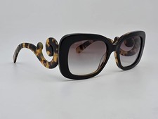 Prada SPR 27O NAI-0A7 Baroque Black Havana Frame Grey Gradient Lens Sunglasses