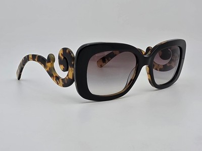 Prada SPR 27O NAI-0A7 Baroque Black Havana Frame Grey Gradient