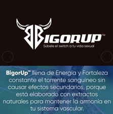 BigorUp 1 Sachets Big or Up 1 Paquete Por Unidad. Bigor Up SEXUAL