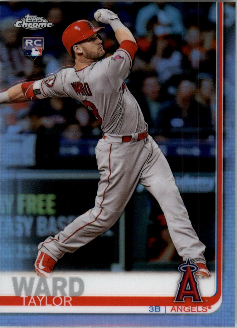 2019 Topps Chrome Refractors #78 Taylor Ward ROOKIE CARD RC ANGELS ORIOLES