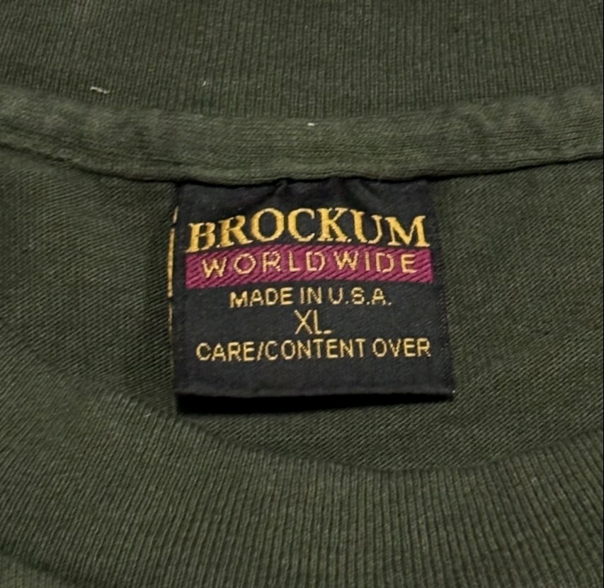 BROCKUM LLICATシャツ Vintage Sonic Youth Dirty Band Brockum Tag Single Stitch Shirt