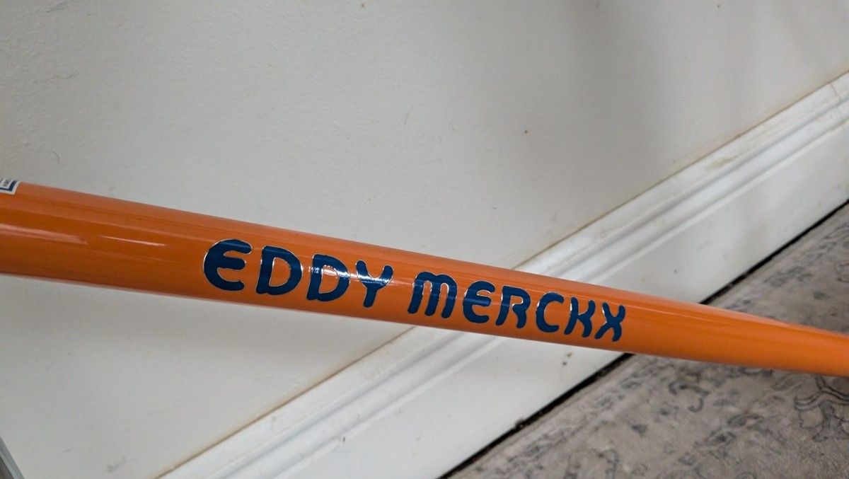 RARE Eddy Merckx Pista Molteni Orange Dedacciai ZeroUno Steel RARE Eddy Merckx Pista Molteni Orange Dedacciai ZeroUno Steel