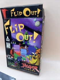 Atari Jaguar Flip Out! Complete In Box 1995