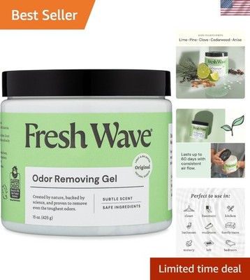 15 oz Odor Eliminating Gel - Eco-Friendly Odor Relief for Kitchens & More