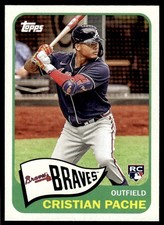 2021 Topps Series 2 1965 Redux Cristian Pache Rookie Atlanta Braves #T65-8