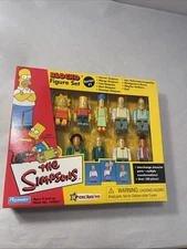 The Simpsons Blocko Figure Set Series 1 Playmates Exclusive Matt Groening New