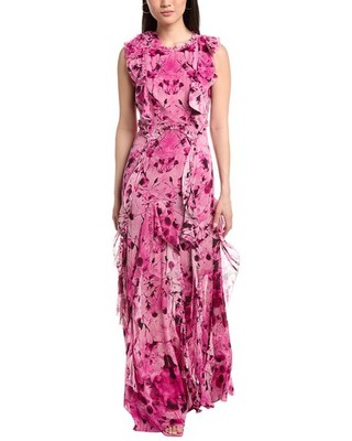 chinese dress ladies Marchesa Notte Tiered Halter Lace – luxury-24