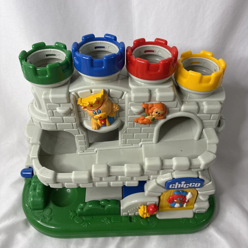 复古 Chicco Ball Pounder 城堡玩具 * 仅城堡 * — 第 2/4 张图片