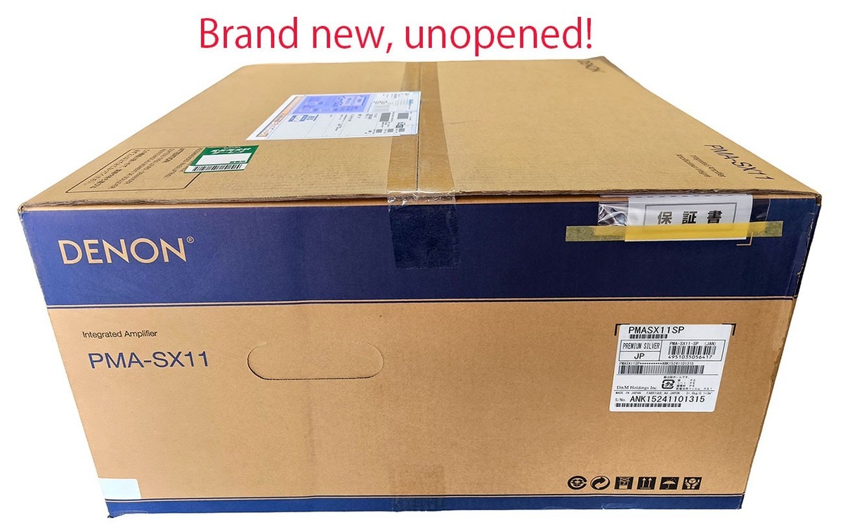DENON PMA-SX11 リモコン・元箱有 2024年製 ペット無・禁煙環境 NEW] DENON PMA-SX11 Integrated Amplifier /Japan Domestic Version