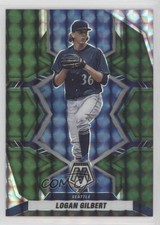 2022 Panini Mosaic Green Mosaic Prizm Logan Gilbert #132 1c7