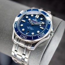 OMEGA Seamaster Diver 300M 42MM Blue Wave Dial SS Bracelet 210.30.42.20.03.001 2