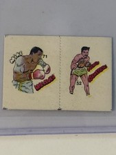 1985 Reyauca Boxing Card Mike Weaver Henry Armstrong #71 #52 Uncut Pair