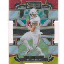 2023 Panini Select Prizm Concourse Trey McBride #1 Cardinals NFL