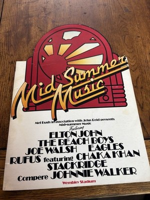 ELTON JOHN MID SUMMER MUSIC PROGRAM FT BEACH BOYS EAGLES AND MORE 1975