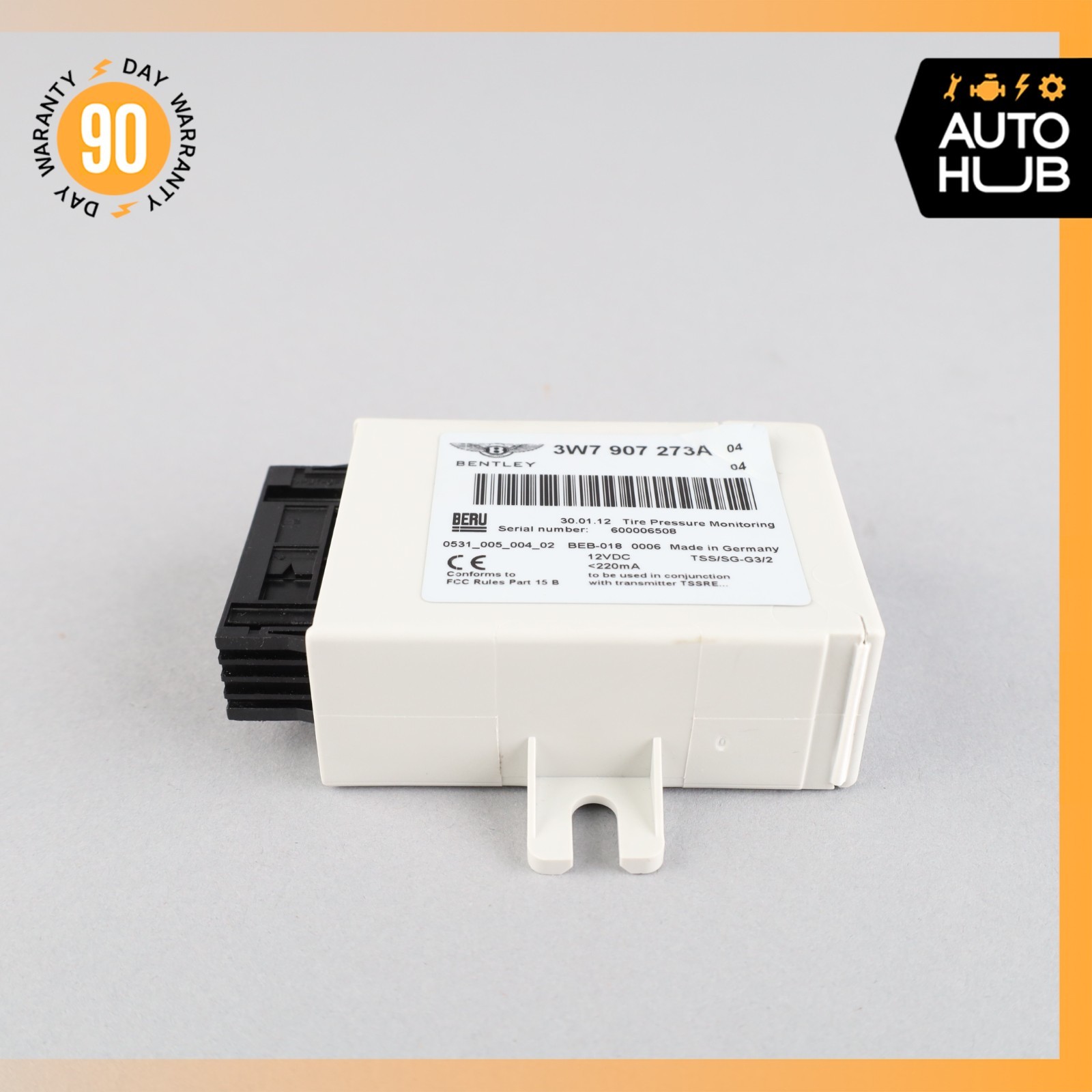 Bentley Continental Flying Spur Tire Pressure Monitoring System TPMS Module OEM