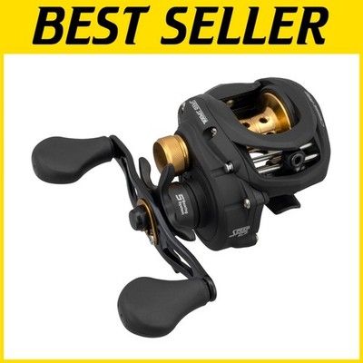 Lew's Baitcasting Reel for Smooth Casting, 110yds Line Cap-*`//