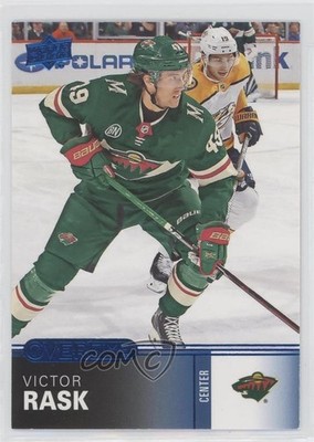 2019-20 Upper Deck Overtime Blue Foil Victor Rask #4 xp6