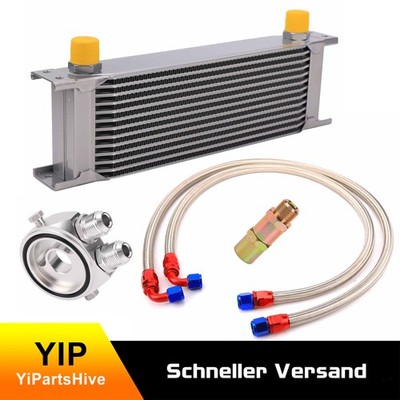 Universal Zusatz Ölkühler Kit 13 Reihen AN10 für BMW Audi Opel VW