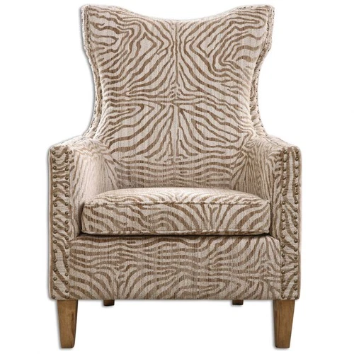 Uttermost - Arm Chair - Accent Furniture - Kiango - 40 inch Animal Pattern - Picture 1 of 4
