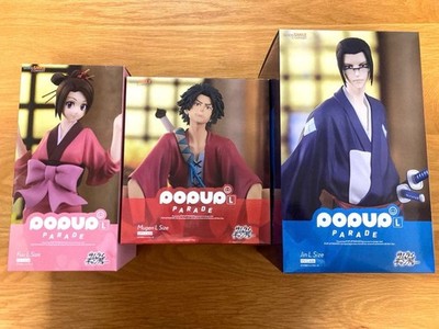 Samurai Champloo POP UP PARADE Figures L Size Mugen, Jin, Fu 