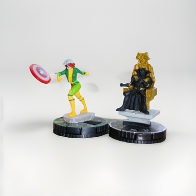 HeroClix Lot; Rogue prime, Black Panther Legacy, Animal Man, Loki, and more..