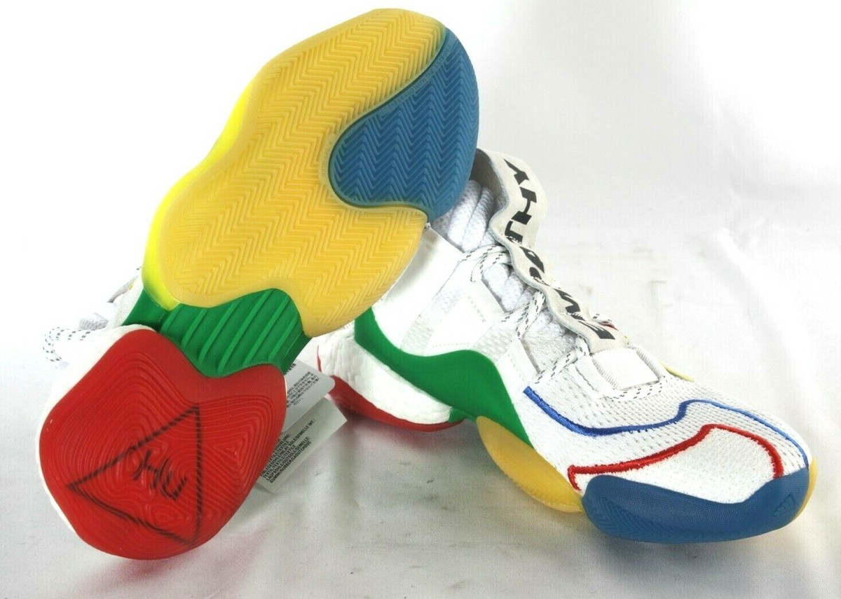 MEN'S ADIDAS CRAZY BYW LVL X PW EF3500 WHITE/SUPCOL-SUPCOL | eBay