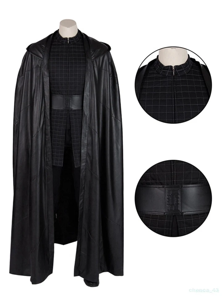 Star Wars 9 The Rise of Skywalker Кайло Рен косплей костюм плащ костюм для Хэллоуина - Изображение 2 из 4