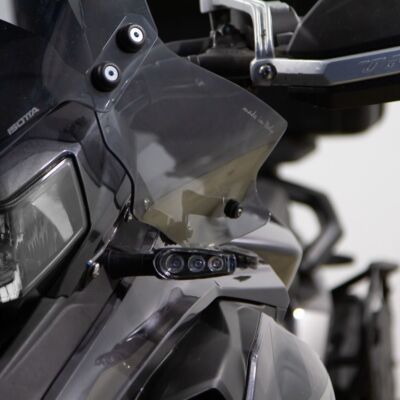 Windabweiser passend für Benelli TRK 502 - RAUCHGRAU