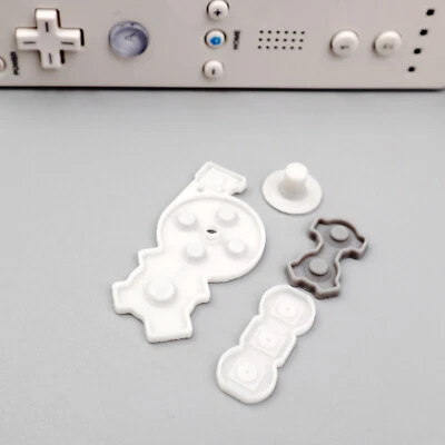 Gummi Pads für Nintendo Wii Controller Fernbedienung Tasten Ersatz Silikon Pad