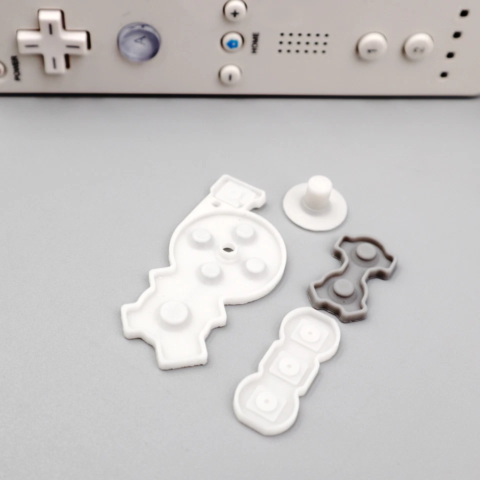 MARKENLOS Pad in gomma per controller Nintendo Wii telecomando tasti ricambio pad in silicone