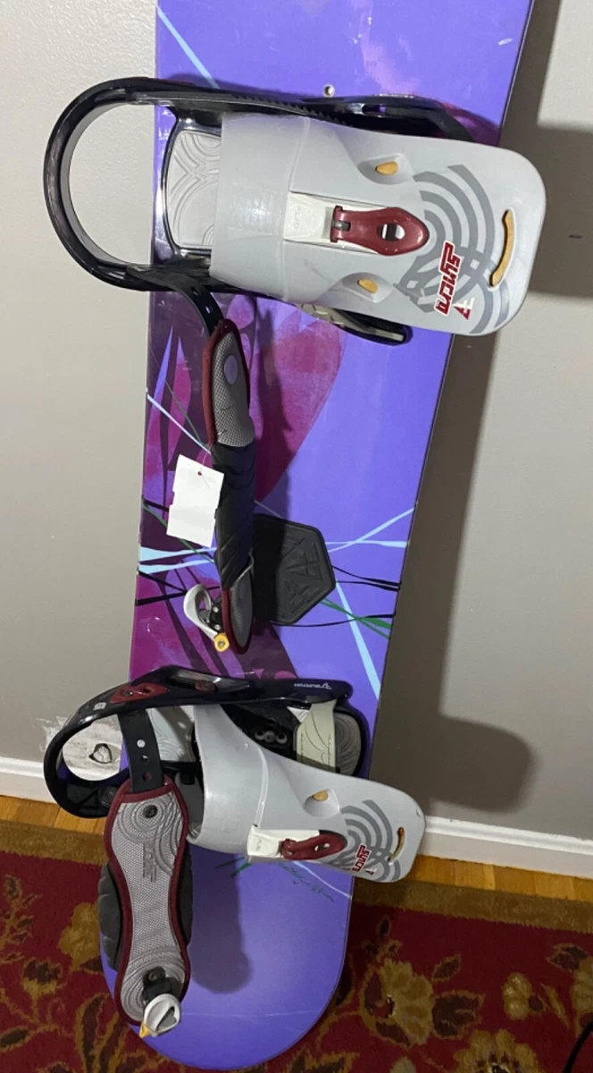 Burton Feather 43 144 Snowboard With SYNCRO Bindings | eBay