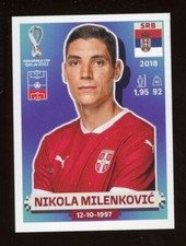 2022 Fifa World Cup Panini Sticker Qatar NIKOLA MILENKOVIC Serbia SRB5