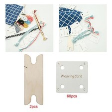 60 x Tablet-Webkarten f&uuml;r Loom oder Loom Cross Stitch Paper Loom Cards