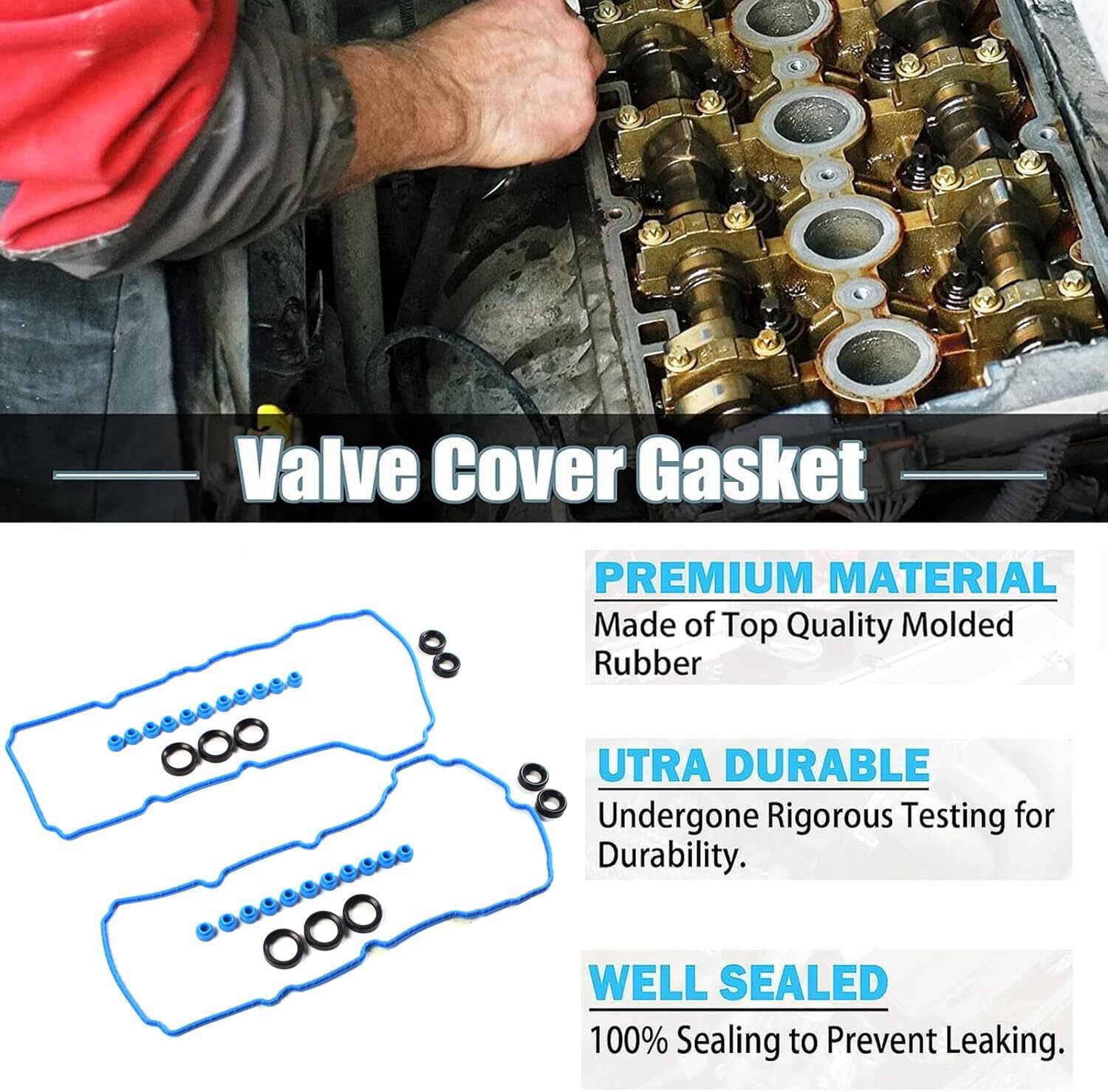 Valve Cover Gasket For Ford Explorer Taurus Edge F-150 Lincoln MKS MKT 3.7L 3.5L