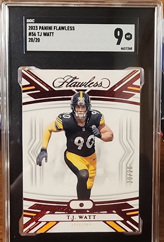 T.J. Watt #56 2023 Panini Flawless card