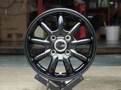 MONZA ZACK JP-209 12x4.0 +42 4x100 Black Light Track Rims Kei