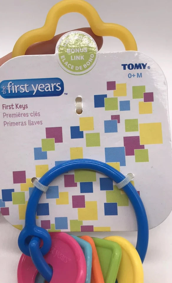 Teething Rattle  First Keys Teether First Years Learning Curve - Image 2 of 3