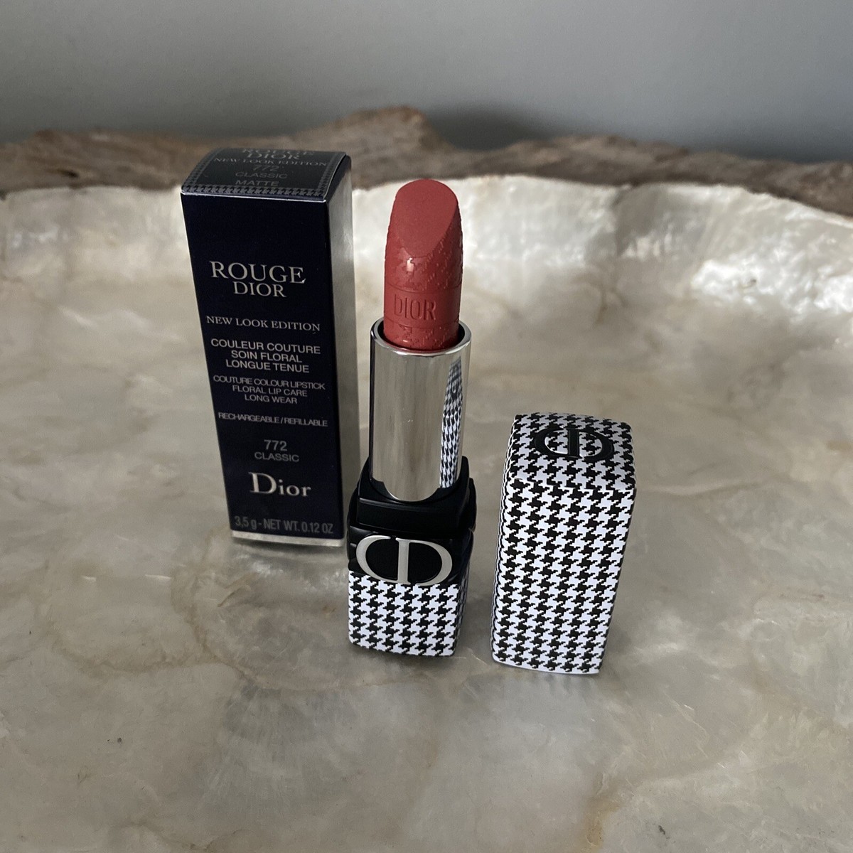 DIOR Rouge New Look Lipstick Matte 772 CLASSIC Houndstooth LIMITED