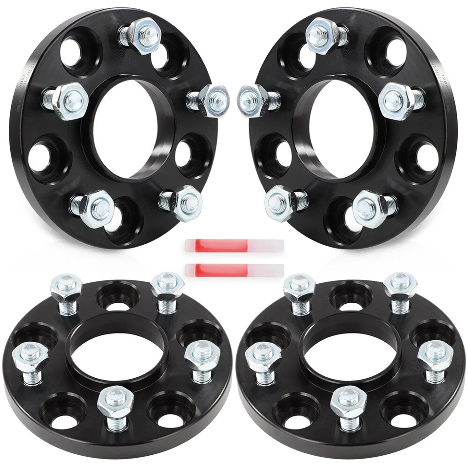 4Pcs 15mm 5x114.3 Hubcentric Wheel Spacers For Jeep Compass & Mitsubishi Eclipse Foto 2 de 4