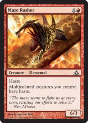 mtg card that gives all creatures haste Maze Rusher - Foil X4 (Dragon's Maze (2013)) MTG (NM) *CCGHouse* Magic