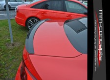 CUP Heckspoiler Ansatz SCHWARZ für Audi A5 S-Line S5 F5 Coupe Verlängerung ABS
