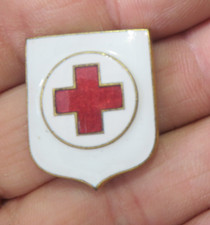 Spilla Pin Distintivo Croce Rossa Smalto Vintage Epoca Red Cross