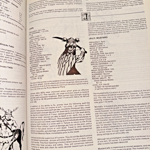 Advanced Dungeons & Dragons Monster Manual 2 II. Gary Gygax TSR 1983. - Picture 14 of 16