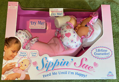 Vintage Goldberger Sippin  Sue Interactive Doll MIP