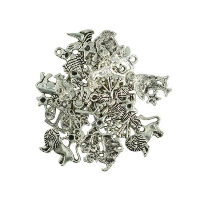 24 Stck. Tibetisches Silber Sternzeichen Charms Glatt Horoskop Charms Anhänger zum Selbermachen