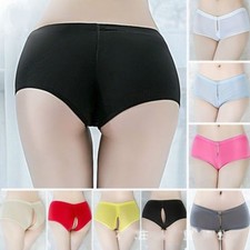 femme pur TRANSPARENT SLIPS CULOTTES CORSAIRE fermeture éclair sans Entrejambe