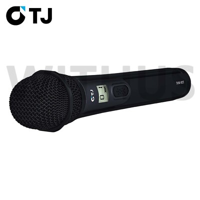 TJ Media TMW-100 Wireless Microphone 2pcs Set White&Black Colors - Foto 3