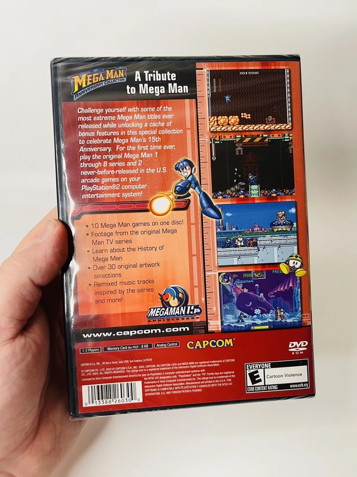 Mega Man Anniversary Collection - PS2 Brand New Super MINT Seal FACTORY Y-SEALED - Image 2 of 4